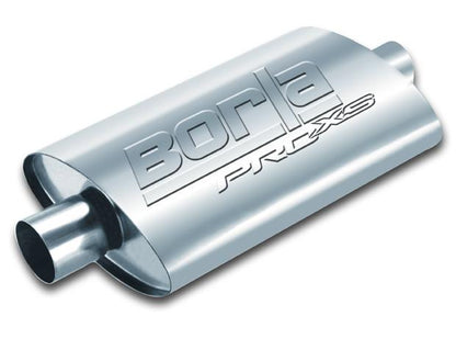 Borla Universal ProXS Muffler - Oval Dual/Dual Inlet/Outlet 2.5in Tubing 19inx4inx9.5in Case