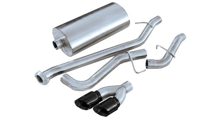 Corsa 99-06 GMC Sierra 4.8L V8 3in Cat-Back Single Side w Twin 4in Black Pro-Series Tips