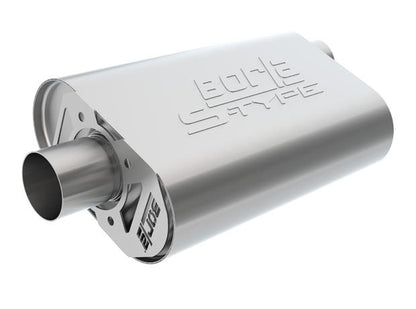 Borla Cratemuffler 2.25in Offset-In/Offset-Out inS-Typein Stock Sbf 289/302/351