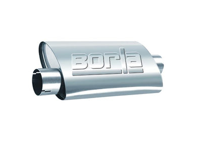 Borla Universal Pro-XS Center/Offset Config. Oval 2.25in (19x4x9.5in Case Size) Muffler