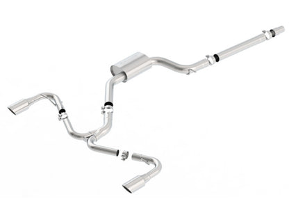 Borla SS S-Type Catback Exhaust - Chrome Tips | 140751