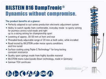 Bilstein B16 (PSS10) Coilover Kit | 49-234923