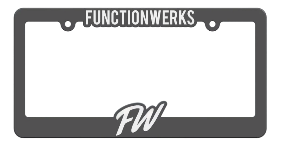 FunctionWerks License Plate Frame