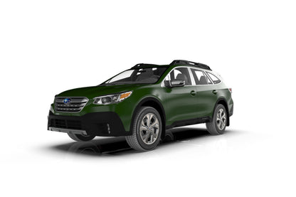 Rally Armor 20+ Subaru Outback UR Black Mud Flap w/ Red Logo.