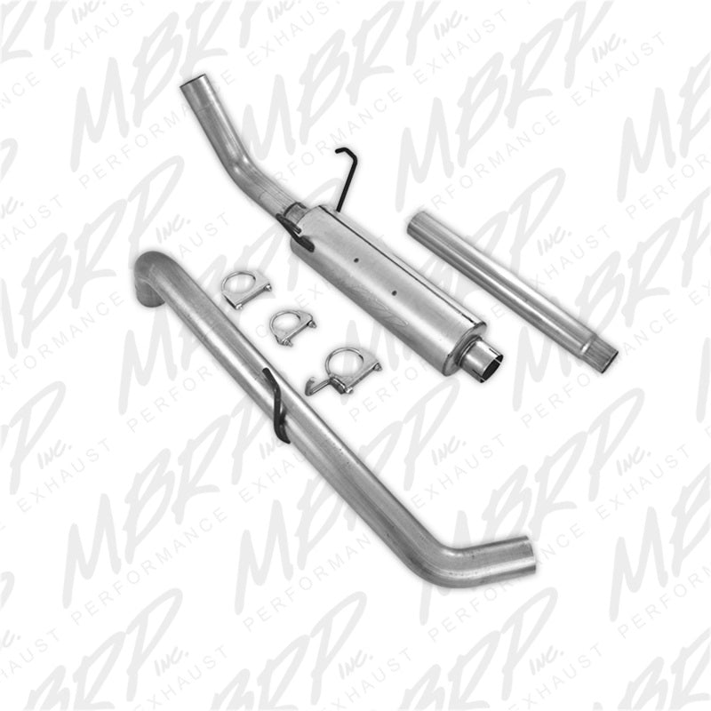 MBRP 2004-2005 Dodge Ram Hemi 1500 5.7L SC/CC-SB Cat Back Single Side AL P Series Exhaust.