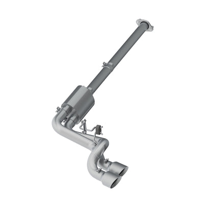 MBRP 09-14 Ford F150 Pre-Axle 4.5in OD Tips Dual Outlet 3in AL Cat Back.