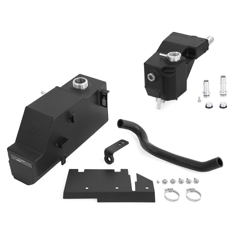 Mishimoto 11-19 Ford 6.7L Powerstroke Expansion Tank Kit - Micro-Wrinkle Black.