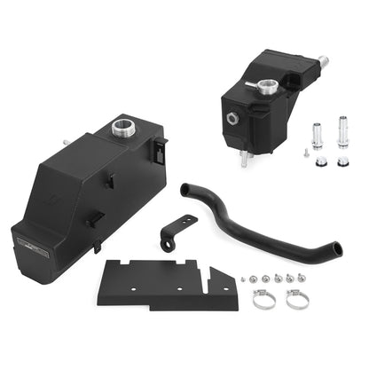 Mishimoto 11-19 Ford 6.7L Powerstroke Expansion Tank Kit - Micro-Wrinkle Black.