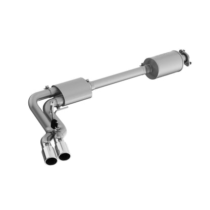 MBRP 15-20 Ford F150 T304 Pre-Axle 4in OD Tips Dual Outlet 3in Cat Back Exhaust.