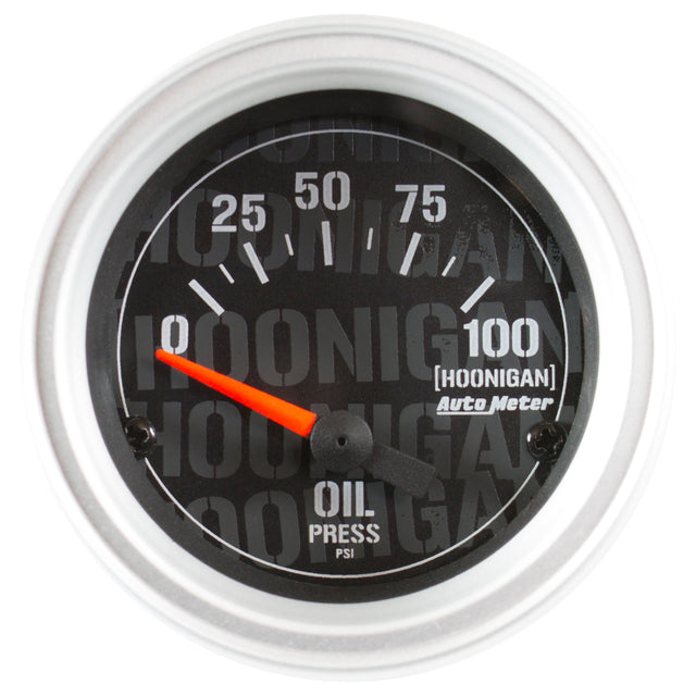 Autometer Hoonigan 52mm 100psi Full Electronic Oil Pressure Gauge.
