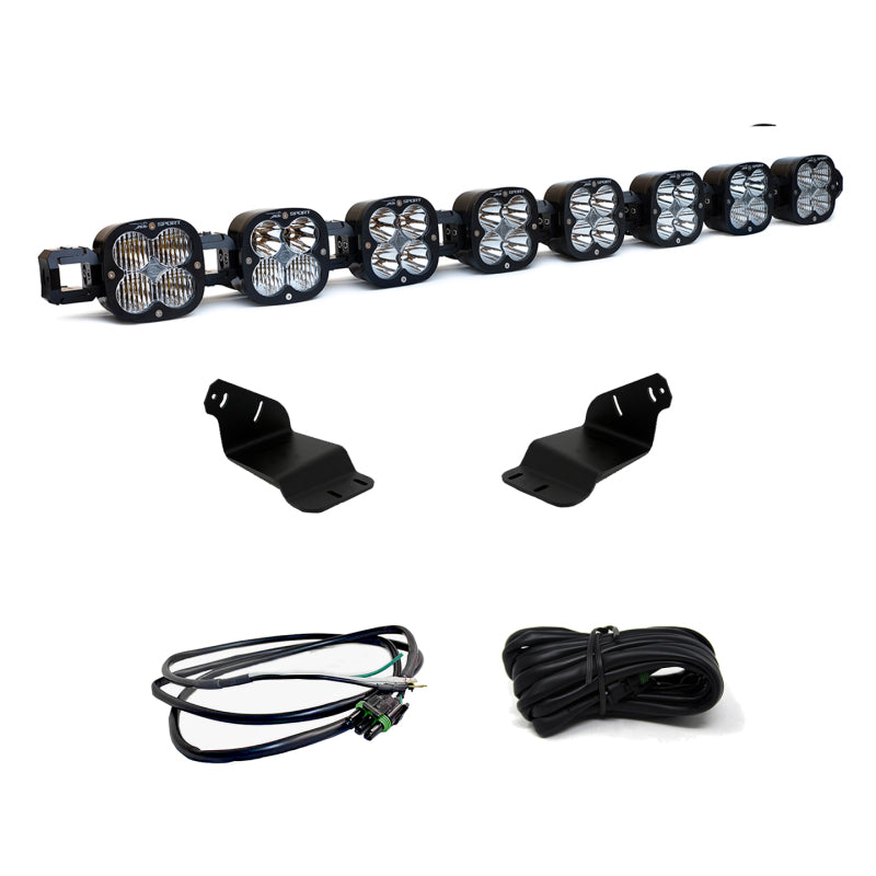Baja Designs 2021+ Ford Bronco Roof Light Bar Kit 8 XL Linkable w/Upfitter.