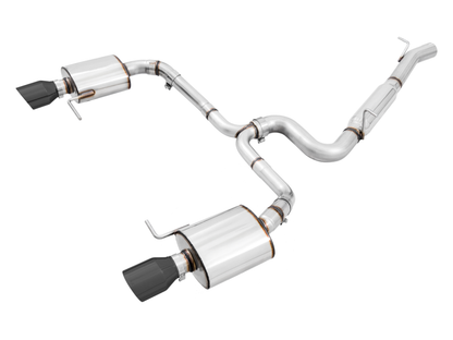 AWE Tuning Touring Catback Exhaust - Diamond Black Tips | 3015-33098