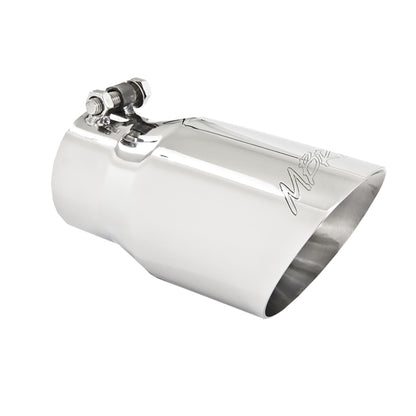 MBRP Universal Tip 4in O.D. Dual Wall Angled 3in inlet 8in length T304.