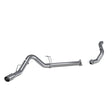 MBRP 11-14 Ford 6.7L F-250/350/450 4in Filter Back Single Side Exit Alum and Down Pipe Exhaust.