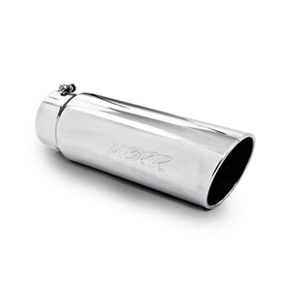 MBRP Universal Tip 6in OD Angled Rolled End 5in Inlet 18in Lgth T304 Exhaust.