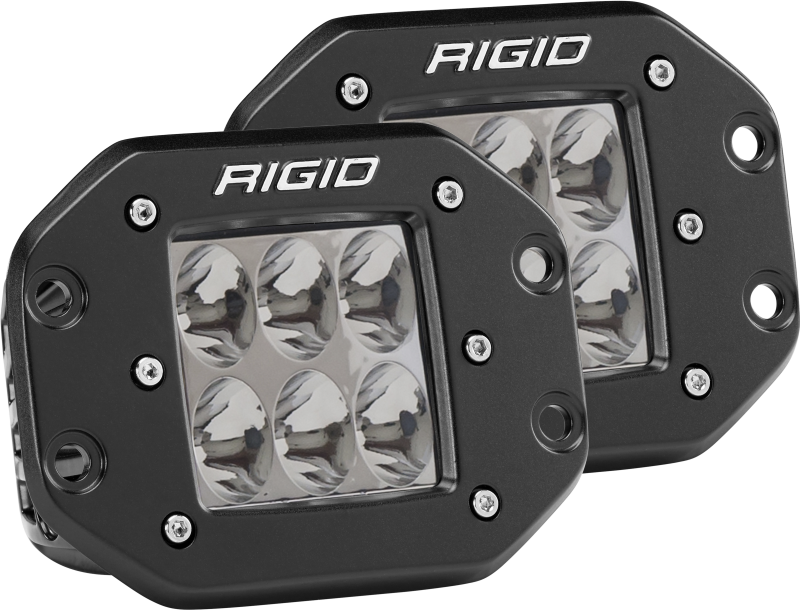 Rigid Industries D2 - Flush Mount - Driving Pair.