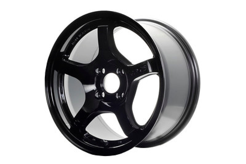 Gram Lights 57CR 19x10.5 +35 5x112 Glossy Black Wheel.