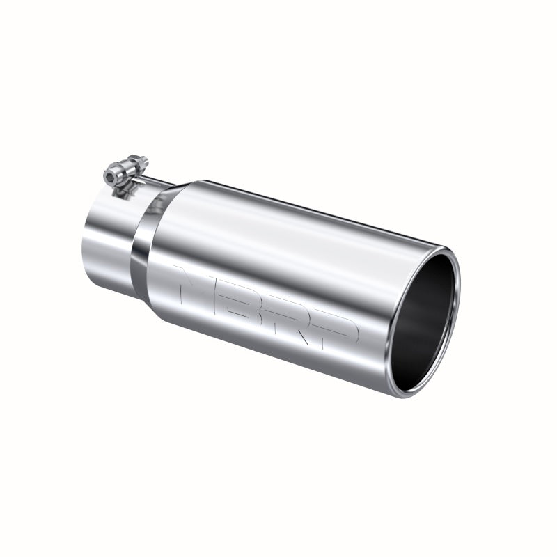 MBRP Universal Tip 5 O.D. Rolled Straight 4 inlet 12 length.