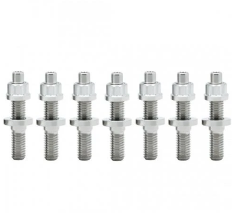 BLOX Racing SUS303 Stainless Steel Exhaust Manifold Stud Kit M8 x 1.25mm 45mm in Length - 9-piece.