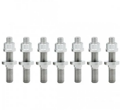 BLOX Racing SUS303 Stainless Steel Exhaust Manifold Stud Kit M8 x 1.25mm 45mm in Length - 9-piece.