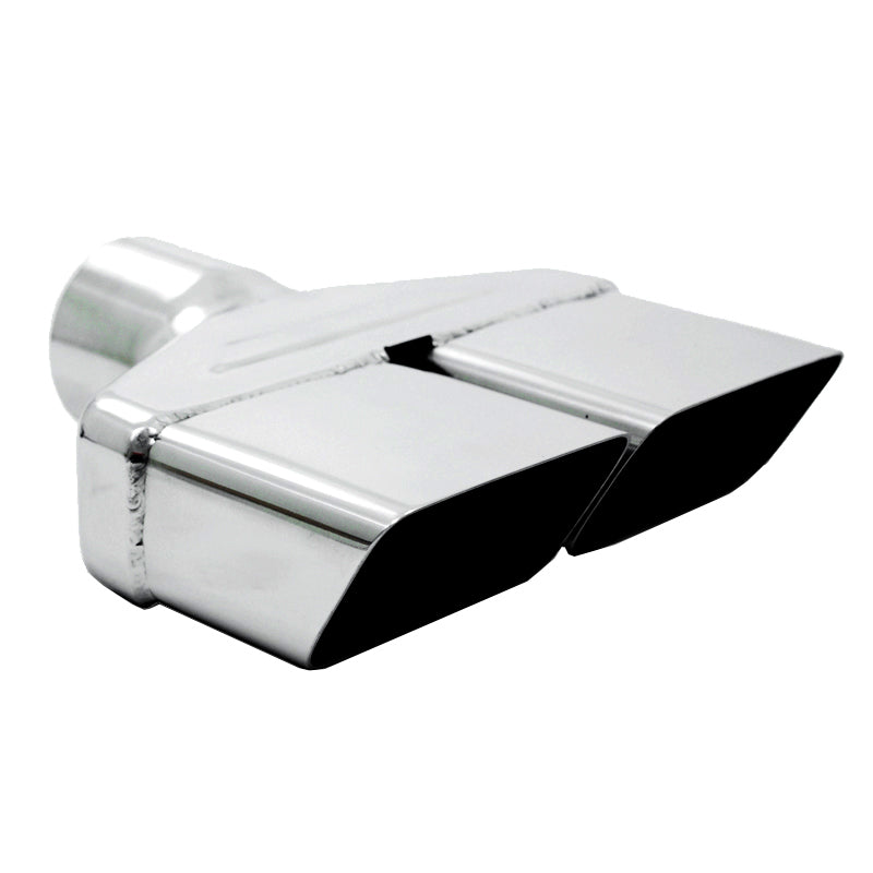 MBRP Universal Tip 8inx 2.375in ID Rectangle 2.5in O.D. inlet 8.25in length T304.