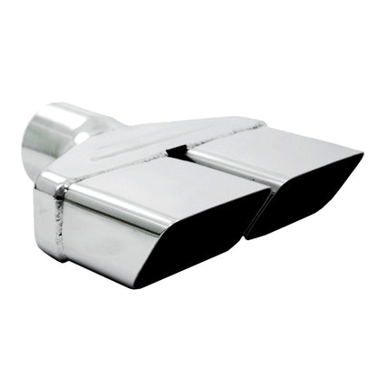MBRP Universal Tip 8inx 2.375in ID Rectangle 2.5in O.D. inlet 8.25in length T304.