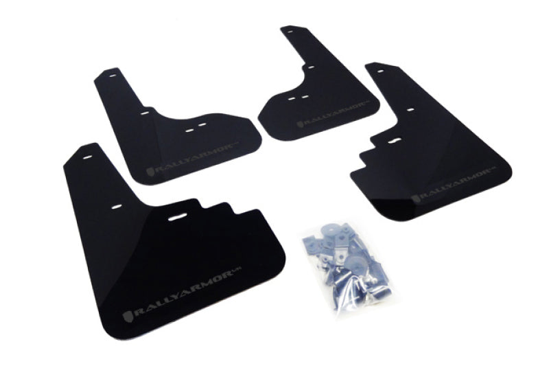 Rally Armor 2005-2009 Legacy GT and Outback UR Black Mud Flap w/ Grey Logo.