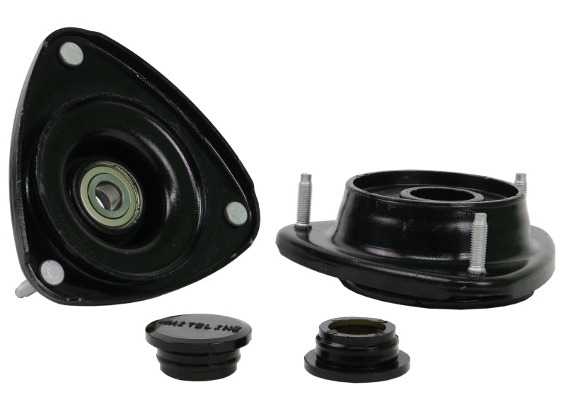 Whiteline 04-07 Subaru WRX/STi / 98-02 Subaru Forester Front Upper Strut Mounts - Offset Assembly.