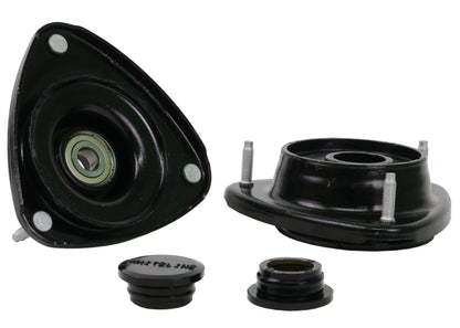Whiteline 04-07 Subaru WRX/STi / 98-02 Subaru Forester Front Upper Strut Mounts - Offset Assembly.