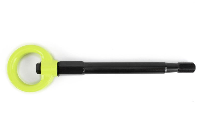 Perrin 08-14 Subaru WRX/STI Tow Hook Kit (Front) - Neon Yellow.