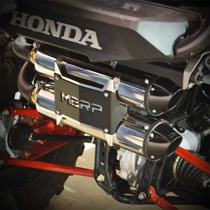 MBRP 19-20 Honda Talon Dual Slip-On Exhaust System w/Performance Muffler.