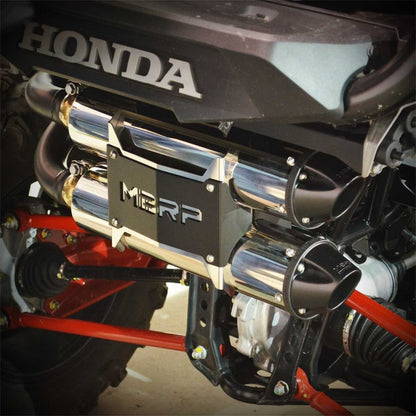 MBRP 19-20 Honda Talon Dual Slip-On Exhaust System w/Performance Muffler.