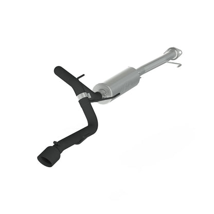 MBRP 10-18 Toyota 4 Runner BLK 4in O.D Tip Single Rear Exit 2.5in Cat Back Exhaust.