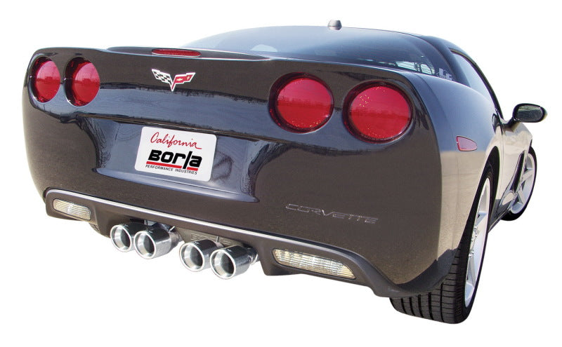 Borla 05-08 Corvette Convertible/Coupe 6.0L/6.2L 8cyl SS S-Type Exhaust (REAR SECTION ONLY).