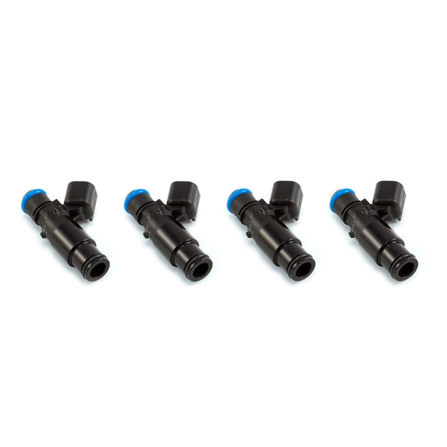 Injector Dynamics 2600-XDS Injectors - 48mm Length - 14mm Top - 14mm Bottom Adapter (Set of 4).