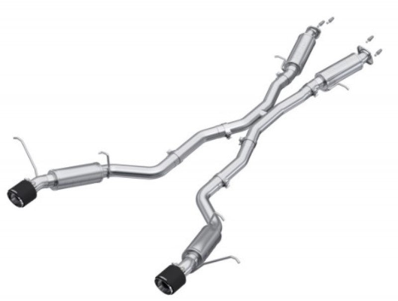 MBRP 2012+ Jeep Grand Cherokee SRT 6.4L 3in Dual Rear Exit T304SS Catback Exhaust - CF Tips.