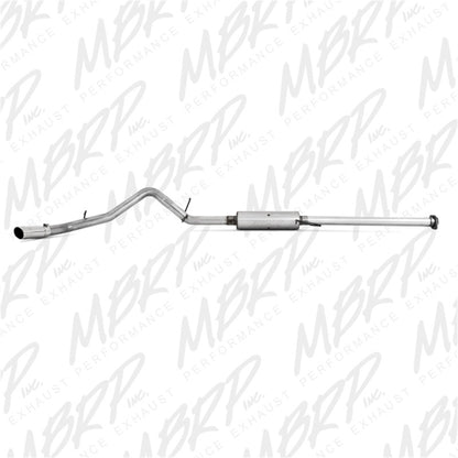 MBRP 2007-2008 Chev/GMC 1500 (Next Gen.) CC EC 66 bed 4.8/5.3L Cat Back Single Side.