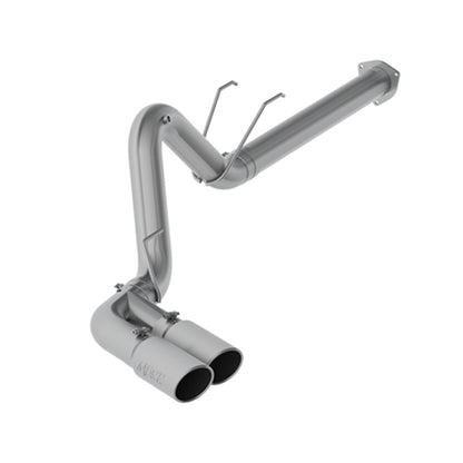 MBRP 17-19 Ford F-250/350/450 6.7L 4in Filter Back Single Side Dual Exit T409 Exhaust System.