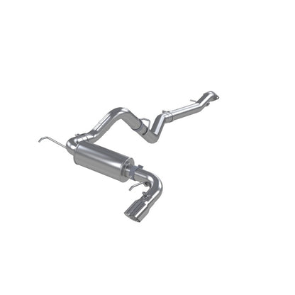 MBRP 2021+ Ford Bronco 2.3L/2.7L EcoBoost 3in Aluminized Steel Catback Exhaust.