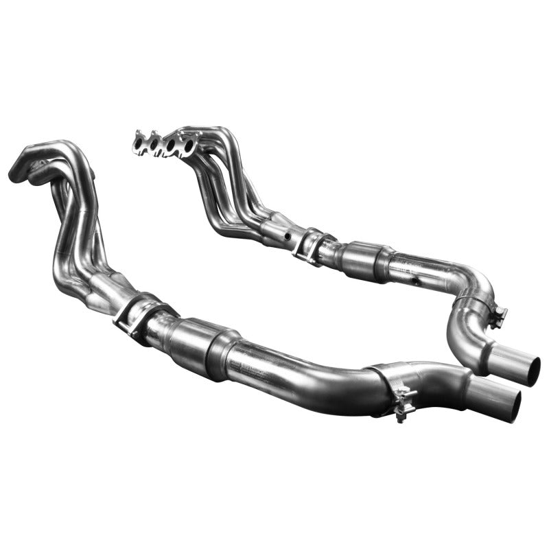 Kooks 15+ Mustang 5.0L 4V 1 3/4in x 3in SS Headers w/ Catted OEM Connection Pipe.