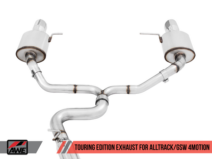 AWE Tuning Touring Catback Exhaust - Polished Tips | 3015-32098