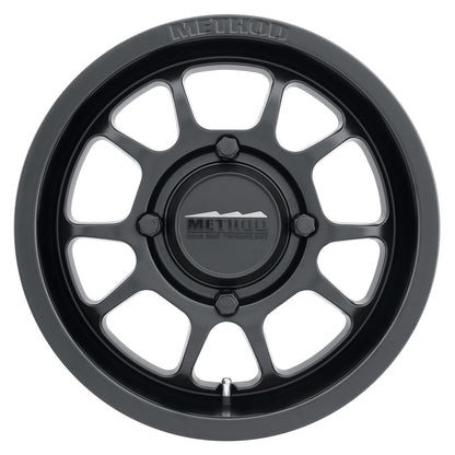Method MR409 15x10 5+5/0mm Offset 4x156 132mm CB Matte Black Wheel