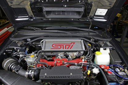 Perrin 02-07 Subaru Impreza (WRX/STi/RS/2.5i) / 04-08 Forester Front Strut Brace - Black.