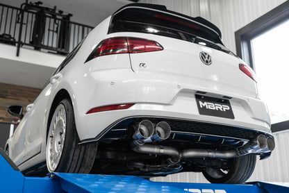 MBRP 15-19 VW Golf R 3in Cat Back Single Exit Exhaust Pro Series w/ Valve Delete - T304.