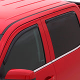 AVS 07-10 Mitsubishi Outlander Ventvisor In-Channel Front & Rear Window Deflectors 4pc - Smoke.