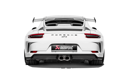 Akrapovic 2018 Porsche 911 GT3 (991.2) Slip-On Race Line (Titanium) w/Titanium Tail Pipe Set.