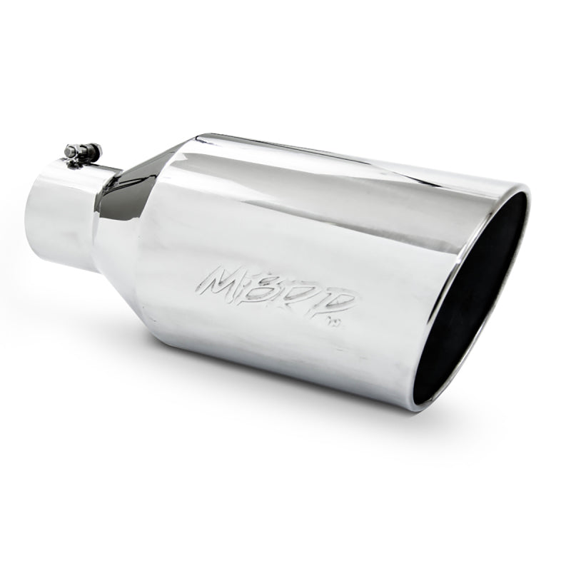 MBRP Universal Tip 8in O.D. Rolled End 4in inlet 18in length T304.
