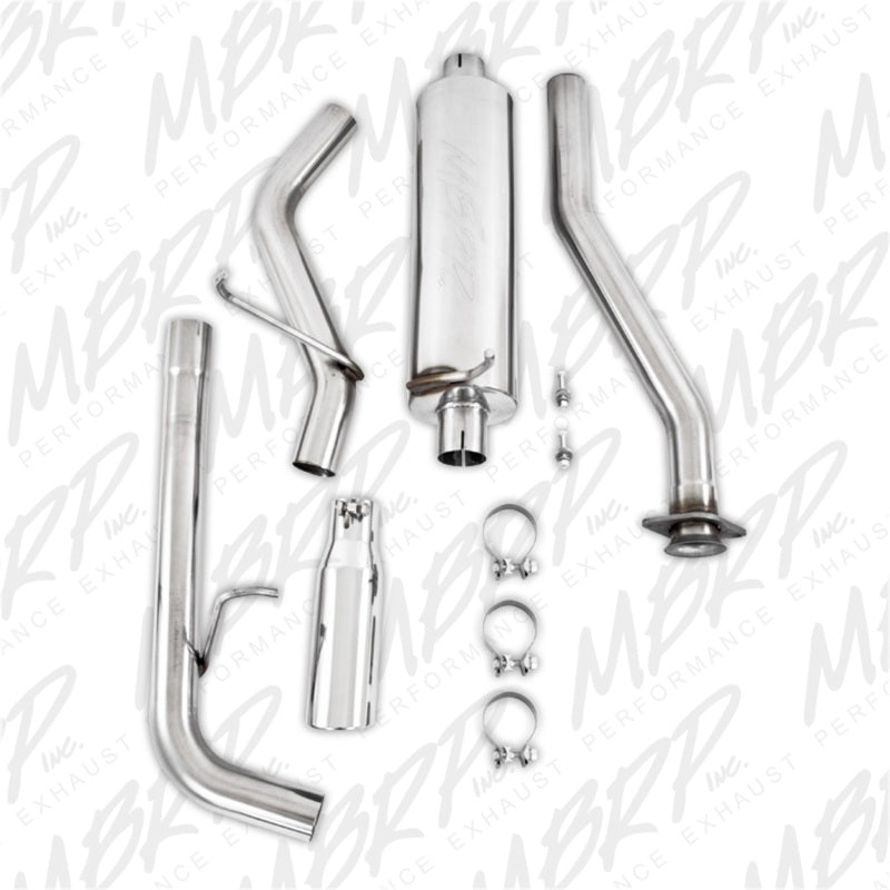 MBRP 04-10 Chevy/GMC Colorado/Canyon 2.8L/2.9L/3.5L/3.7L Cat Back Single Side.