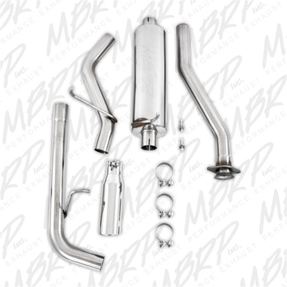 MBRP 04-10 Chevy/GMC Colorado/Canyon 2.8L/2.9L/3.5L/3.7L Cat Back Single Side.