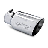 MBRP Universal Tip 6 O.D. Dual Wall Angled 4 inlet 12 length.